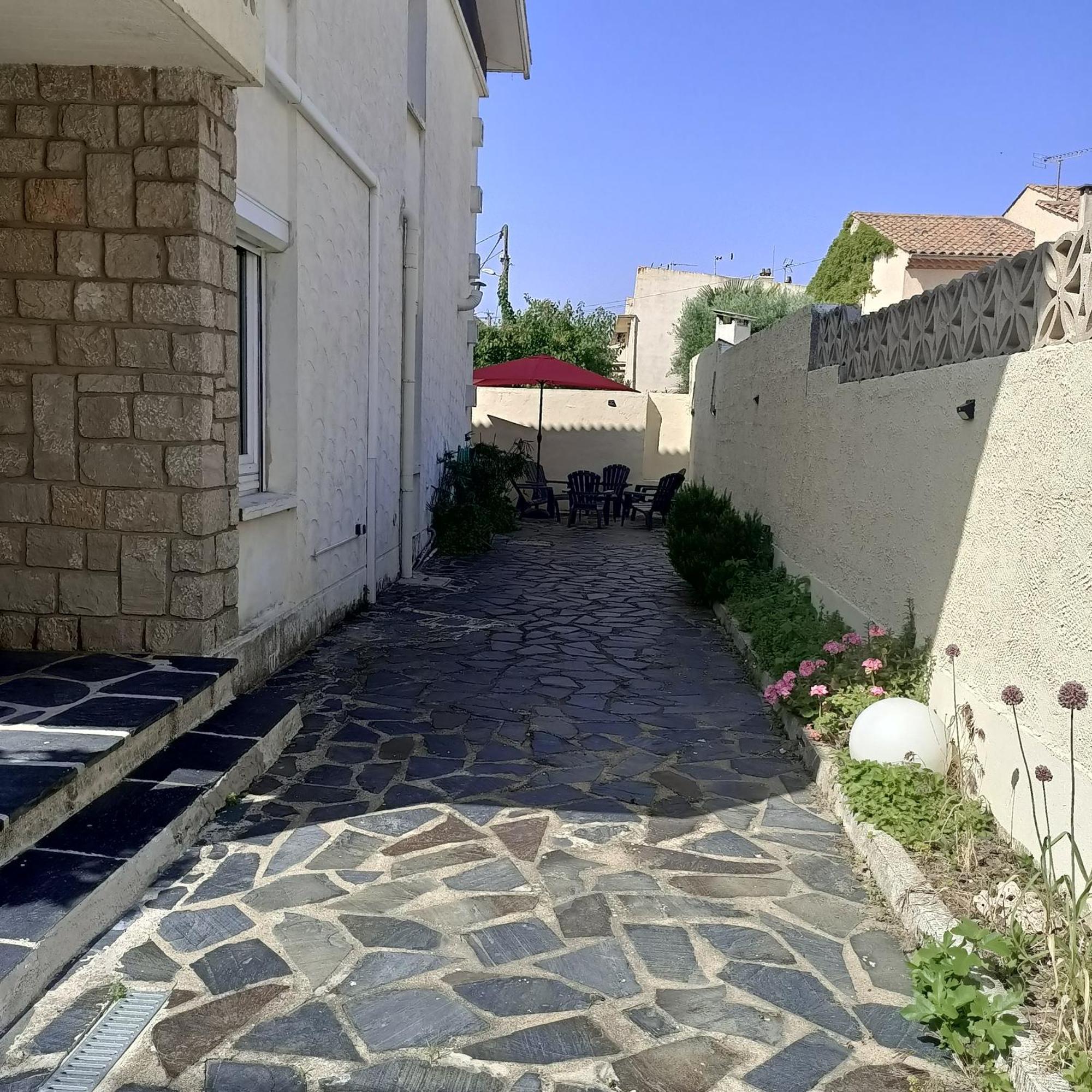 Location Bord De Mer, Villa De Vacances 6-8 Personnes - Jardin Valras-Plage Eksteriør bilde