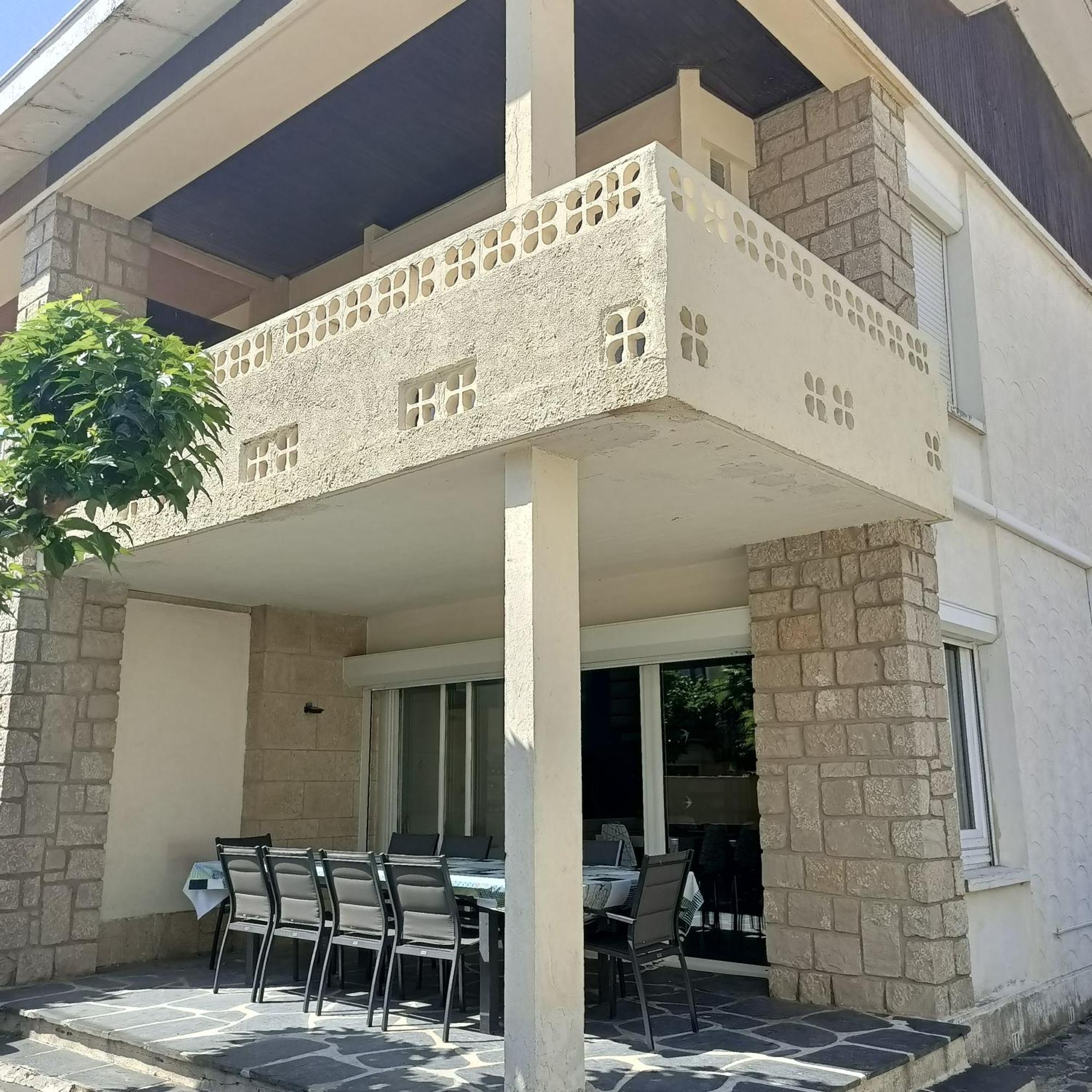 Location Bord De Mer, Villa De Vacances 6-8 Personnes - Jardin Valras-Plage Eksteriør bilde